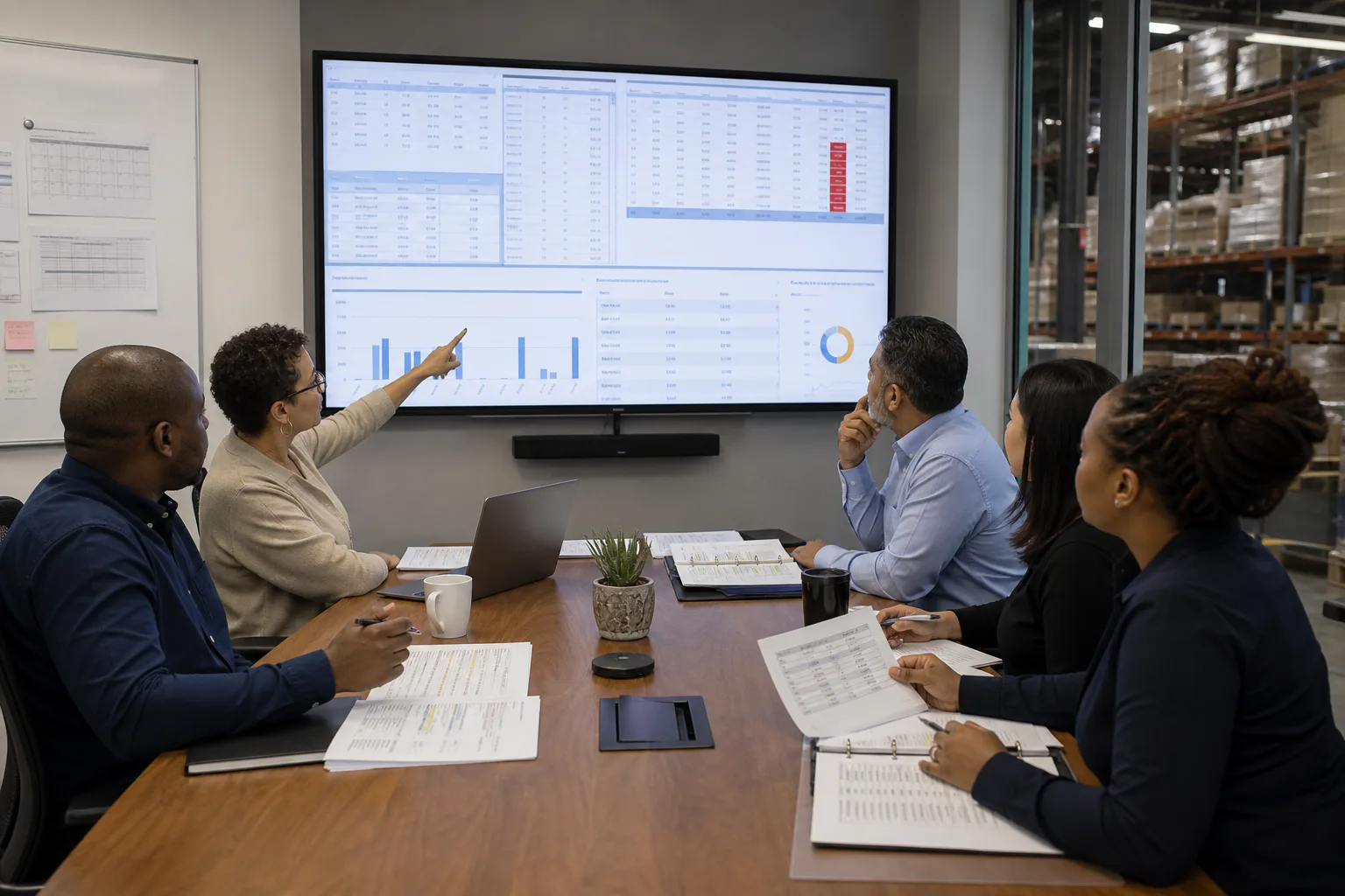 South African finance IT sales operations and warehouse team reconciling Sage 300 order quantities rand totals VAT references and exceptions before release