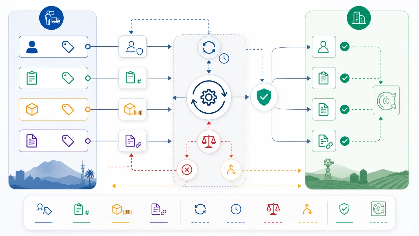 Retry-safe QuickBooks integration mapping customer ID field order number SKU and returned accounting document reference